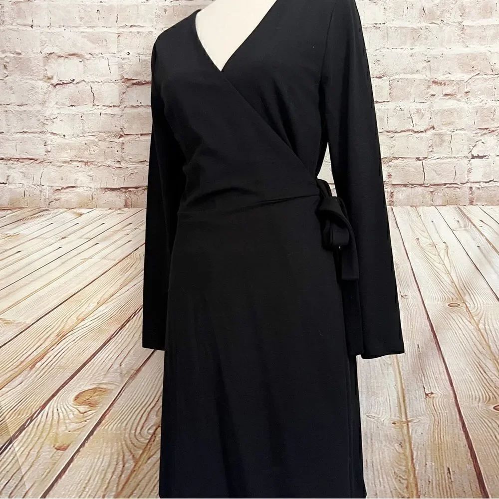 Loft wrap dress long sleeve